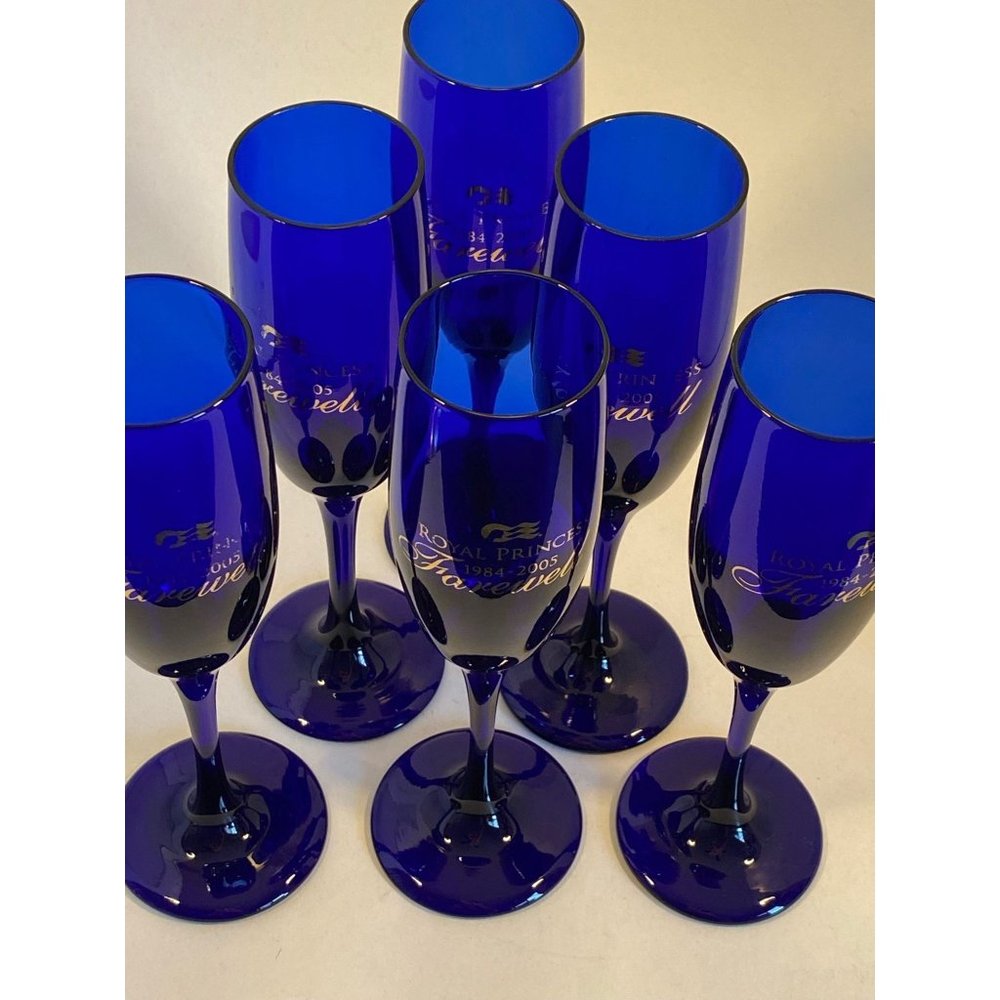 Royal Princess Cruise Ship Farewell Glasses /Set 2
